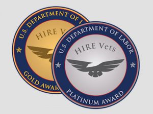 U.S. Department of Labor HIRE Vets Medallion Awards