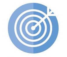 Bullseye icon representing the value of creating lasting impact
