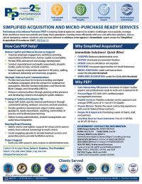Simplified Acquisition and Micro-Purchase Ready Services Capabilities Statement